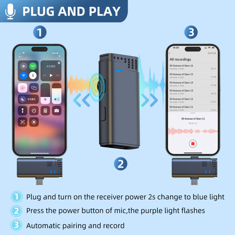 Jmary MW-16 2.4G Wireless Microphone For Mobile & Camera