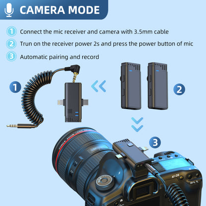 Jmary MW-16 2.4G Wireless Microphone For Mobile & Camera