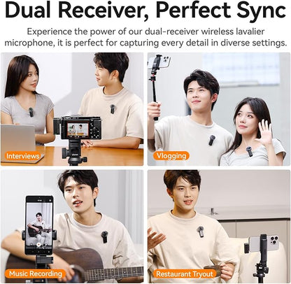 Ulanzi A100 Wireless Lavalier Microphone