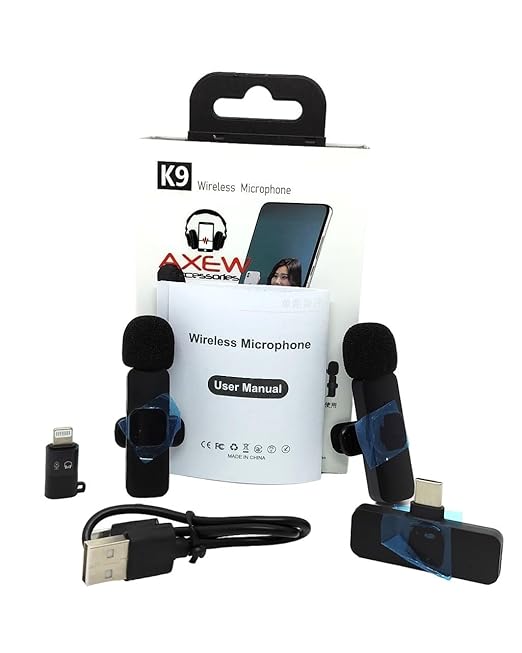 K9 Double Wireless Dual Microphone